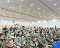 (KAZ) Елордалық Ассамблея өкілдері Ұлттық ұланның әскери қызметшілерімен кездесті