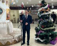 (KAZ) Қалалық Достық үйінде балаларға арналған жаңа жылдық қайырымдылық шырша мерекесі өтті